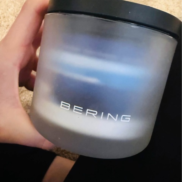 Bering Classic Polished Rose Gold & Navy Blue Women\'s Watch NEW